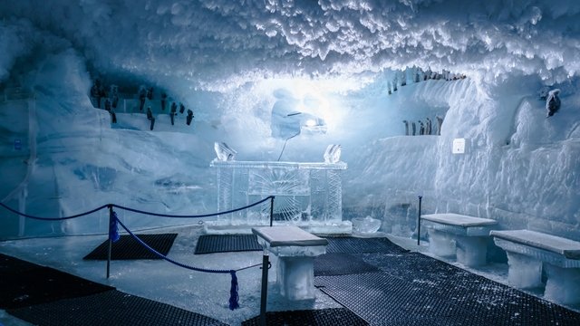 Allalin ice cave